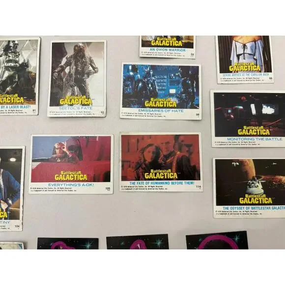 Topps Battlestar Galactica Sticker / Card Lot 25 - Picture 9 of 9